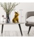 BOUGIE BULLDOG ORIGAMI GOLD 100H 25X12.5X22