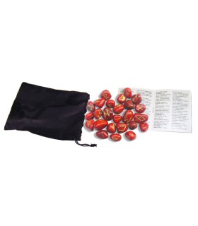 RUNE SET RED JASPER RUNE SET RED JASPER