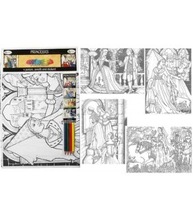 COLORIAGE PRINCESSE C4 ASS. COLORIAGE PRINCESSE C4 ASS.
