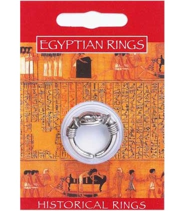 BAGUE SCARABEE GRIS C10