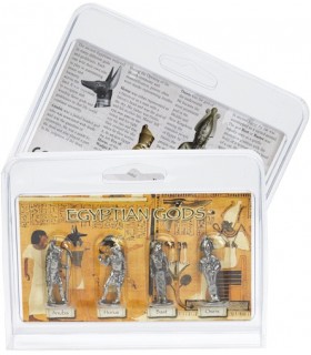 FIGURINE EGYPTIENNE SET DE 4 ASS. H.5CM