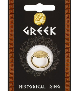 BAGUE GREEK CHOUETTE DOREE C10