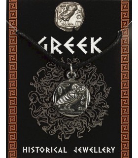 COLLIER GREEK PIECE CHOUETTE ARG C10