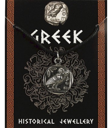 COLLIER GREEK PIECE CHOUETTE ARG C10