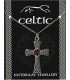 COLLIER CROIX PIERRE ROUGE C10