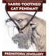 PENDENTIF TIGRE DENT SABRE