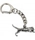 PORTE CLES TIGRE ARGENT
