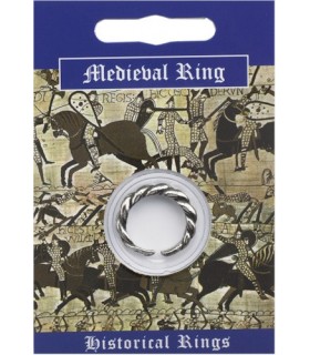 BAGUE MEDIEVALE TORSADEE ARG. C10 BAGUE MEDIEVALE TORSADEE ARG. C10