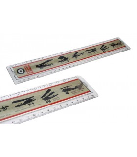 REGLE AVION 1° G. MONDIALE C10 L15CM REGLE AVION 1° G. MONDIALE C10 L15CM