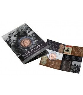 PIECE WORLD WAR 1 GEORGE V HALFPENNY C10