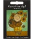 EPINGLETTE TOURNESOL DORE VAN GOGH C10