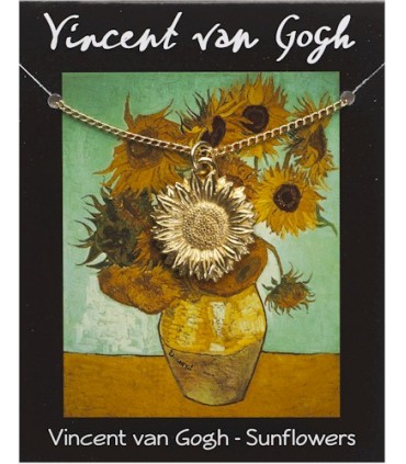 COLLIER TOURNESOL DORE VAN GOGH C10