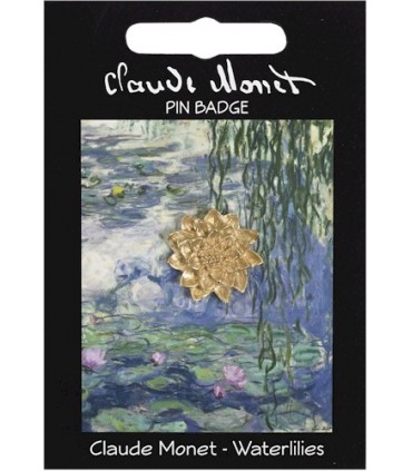 EPINGLETTE NENUPHAR DORE MONET C10