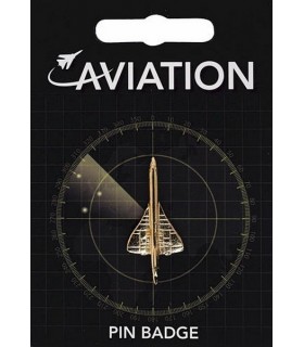 EPINGLETTE CONCORDE PLAQUE OR C10