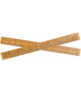 REGLE EN BOIS 2NDE GUERRE MONDIALE C10