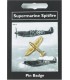 EPINGLETTE SPITFIRE PLAQUE OR C10