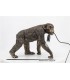 SINGE CHIMPANZE LAMPE 41X20.5X31