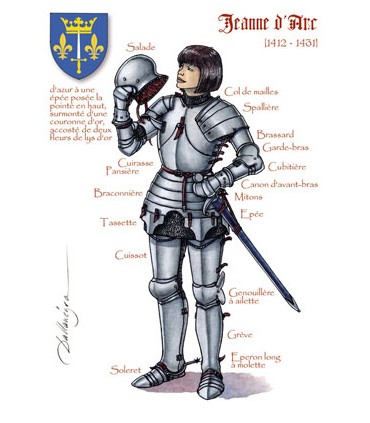 CARTE JEANNE D'ARC X25