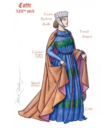 CARTE COTTE XIII SIECLE X25