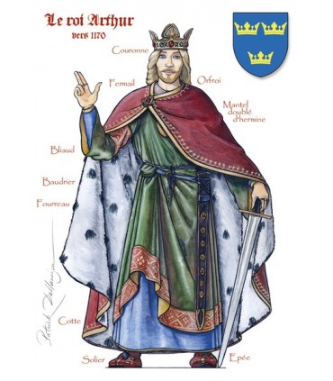 CARTE LE ROI ARTHUR X25