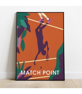 AFFICHE TENNIS 30X40 AFFICHE TENNIS 30X40