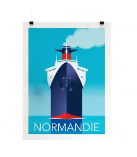 AFFICHE NORMANDIE 30X40 AFFICHE NORMANDIE 30X40