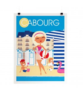AFFICHE CABOURG 30X40 AFFICHE CABOURG 30X40