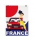 AFFICHE VOITURE P205 FRANCE 30X40