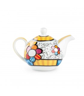 SET THEIERE + TASSE CAPPUCCINO + PLAT. BRITTO FLOWER SET THEIERE + TASSE CAPPUCCINO + PLAT. BRITTO FLOWER