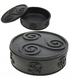 BOITE TRISKEL Diam 12CM BOITE TRISKEL Diam 12CM