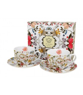 SET 2 TASSES+SOUCOUPES 280ML W.KILBURN BLANC SET 2 TASSES+SOUCOUPES 280ML W.KILBURN BLANC