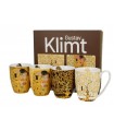 SET 4 MUGS 360ML KLIMT ASS