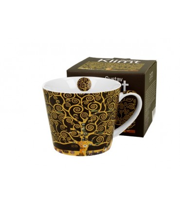 MUG 600ML KLIMT TREE OF LIFE C4