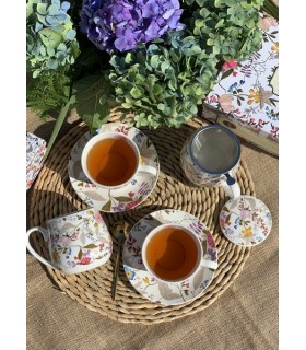 SET 2 TASSES+SOUCOUPES 280ML W.KILBURN BLANC SET 2 TASSES+SOUCOUPES 280ML W.KILBURN BLANC