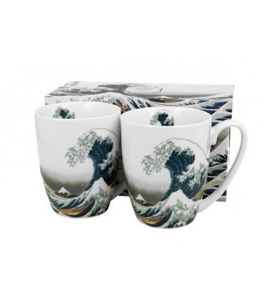 SET 2 MUGS 360ML HOKUSAI C2