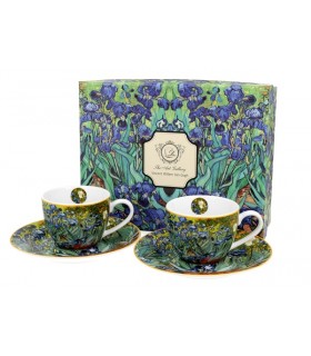 SET 2 TASSES EXPRESSO 100ML VAN GOGH IRIS SET 2 TASSES EXPRESSO 100ML VAN GOGH IRIS
