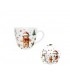 MUG 460ML PANIER CHRISTMAS CUTIES SET DE 4