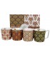 SET 4 MUGS 400ML GEOMETRIC ASS