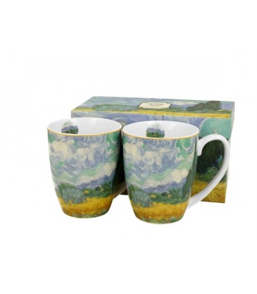 SET 2 MUGS 360ML VAN GOGH CHAMP DE BLE C2
