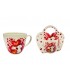 MUG 460ML COUPLE CHATS COEURS PANIER SET DE 4