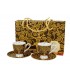 SET 2 TASSES EXPRESSO 90ML KLIMT TREE OF LIFE G.LINE