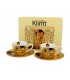 SET 2 TASSES EXPRESSO 100ML KLIMT THE KISS ECRU