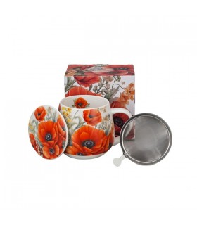 TISANIERE FILTRE 430ML COQUELICOT C3