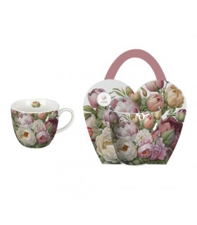 MUG 460ML PIVOINES PANIER SET DE 4 MUG 460ML PIVOINES PANIER SET DE 4
