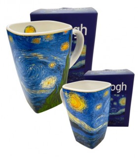 MUG CARRE 650ML VAN GOGH STARRY NIGHT C3 MUG CARRE 650ML VAN GOGH STARRY NIGHT C3