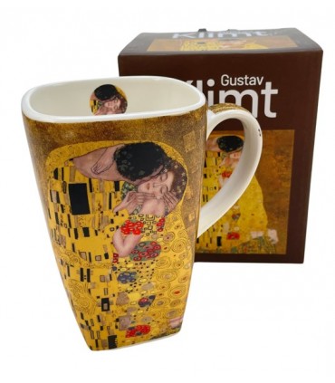 MUG CARRE 650ML KLIMT THE KISS C3