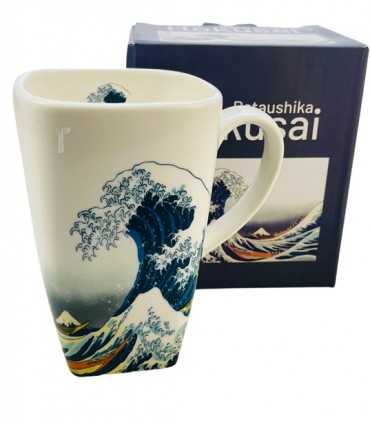 MUG CARRE 650ML HOKUSAI C3