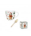 MUG 460ML + INFUSEUR CHRISTMAS CUTIES C3