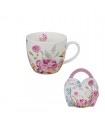MUG 460ML PANIER FLEURS JUIN SET DE 4