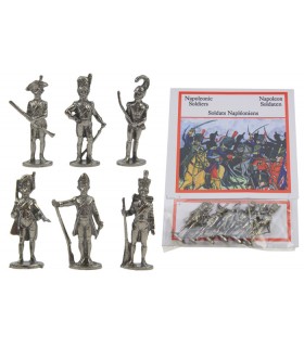 SOLDAT NAPO. SANS SOCLE SET DE 6  H5CM